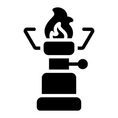 stove glyph icon