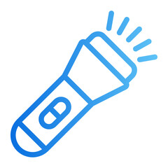flashlight gradient icon