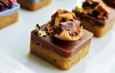 cake with chocolate