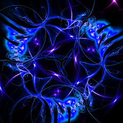 abstract fractal background. Computer generated colorful fractal artwork for creative art,design and entertainment