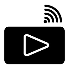 streaming icon
