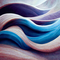 abstract  wavy background. 2D illustration
