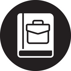 literature glyph icon