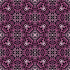 pattern in Moroccan style. Design for printing on fabric, textile, paper, wrapper, scrapbooking. Traditional tile ornament in ethnic style. Seamless pattern.