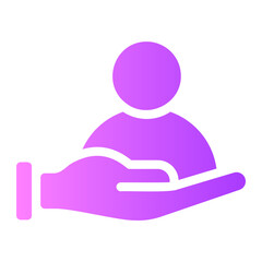 employment gradient icon