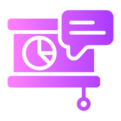 analytics gradient icon