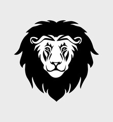 Lion head logo for t-shirt, Lion mascot Sport wear typography emblem graphic, athletic apparel stamp.