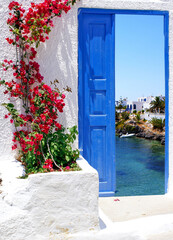 Plakat Traditional architecture in Kythera island, Greece