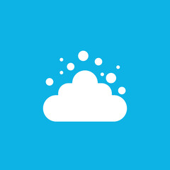Cloud icon vector. Line sky symbol. Trendy flat weather outline ui sign design. Thin linear graphic pictogram for web site, mobile application. Logo illustration. Eps10.