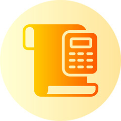 calculator gradient icon