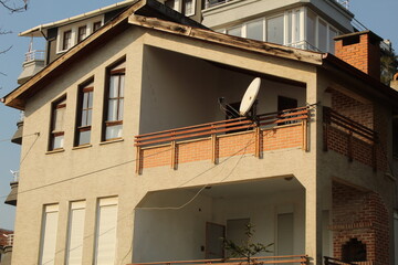 A nice house balcony at seaside