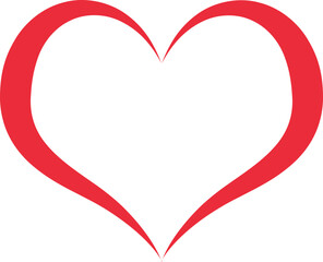 Red Heart. Heart Icon. Favorite Icon. Heart Drawing.