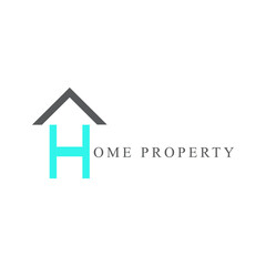 Home property word quote design logo vector text