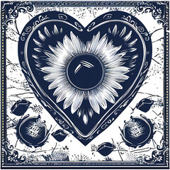 Valentine day vector art using Generative AI