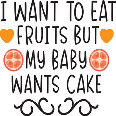 Pregnancy svg and t-shirt design