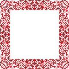 Ancient Chinese Retro Pattern spiral curve cross frame line