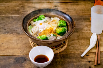 野菜と豚肉の鍋