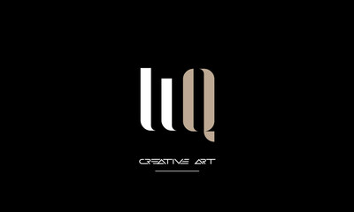 WQ, QW, W, Q abstract letters logo monogram © Nadia
