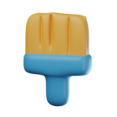 3D Hand Brush Illustration