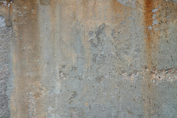 texture of old gray and rusty grunge concrete wall for urban background