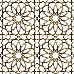 Braided seamless islamic pattern. Background vector illustration. Seamless girih pattern. Traditional Islamic Design. Mosque decoration element. Seamless geometric pattern. Vector decorative ornamenta