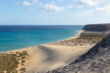 Photo sur Plexiglas Plage de Sotavento, Fuerteventura, Îles Canaries Leeward beach in Fuerteventura, Canary Islands