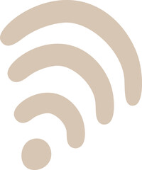 Hand drawn simple line flat icon