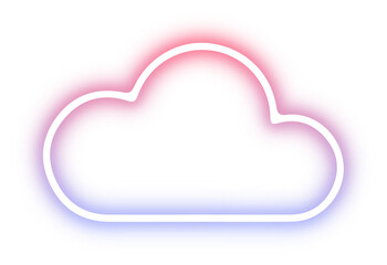 Collection of cloud neon