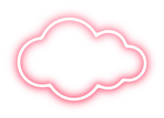 Collection of cloud neon