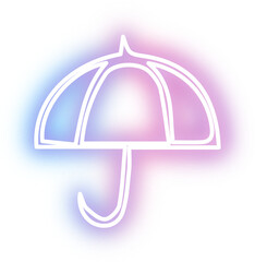 Collection of cloud neon