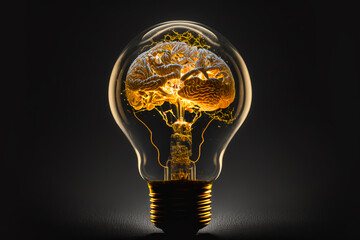 Brain inside a Lightbulb