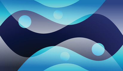 blue wave gradient background design modern