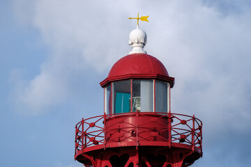 Lighthouse Den Oever, Noord-Holland province, The Netherlands