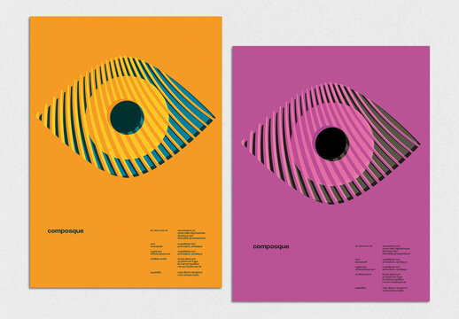 Minimalistic Poster Layout in Swiss Style