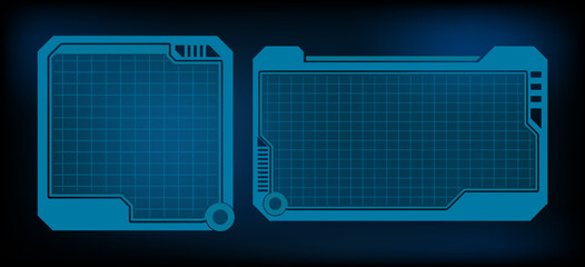 set of scfi cyber future frame modern element user interface © marteen stenberg