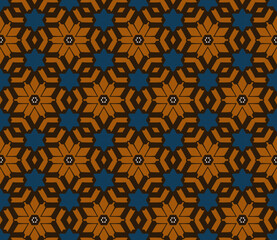Geometric pattern. Seamless vector background. Ethnic graphic design.	