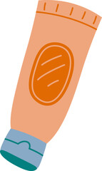 Moisturizing cream flat icon Beauty procedure Cosmetology