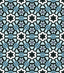 Geometric pattern. Seamless vector background. Ethnic graphic design