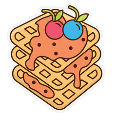 Waffle Dessert Pastry