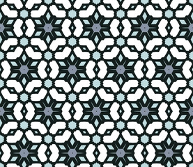 Geometric pattern. Seamless vector background. Ethnic graphic design