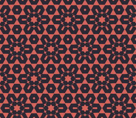 Geometric pattern. Seamless vector background. Ethnic graphic design