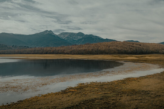 Lake and Mountains