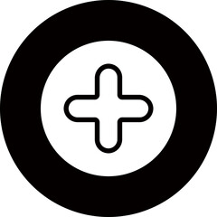 pharmacy glyph icon