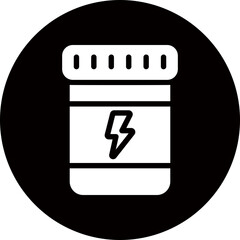 supplement glyph icon