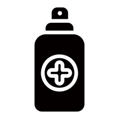 spray glyph icon