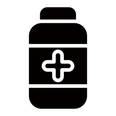 antibacterial glyph icon