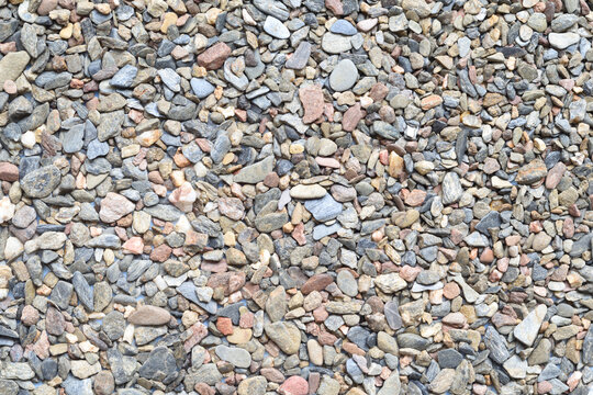Primer plano de grava de rio para usar como fondo
