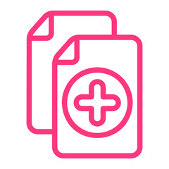 Obraz premium medical history gradient icon