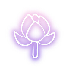 Obraz premium Collection of nature neon