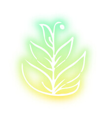 Collection of nature neon